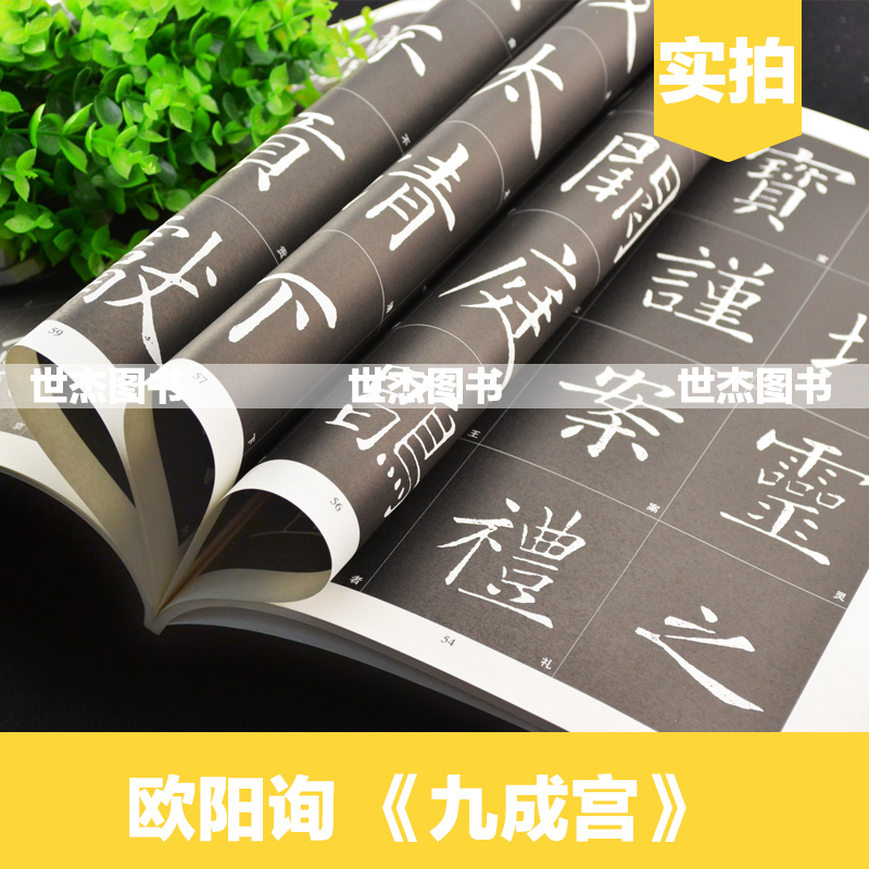 现货 历代名家名帖书法经典 欧阳询九成宫 李放鸣编 珍藏拓碑版大字宜临帖 学生成人练习写毛笔楷书字帖教程碑帖临摹技法教材书籍 - 图3