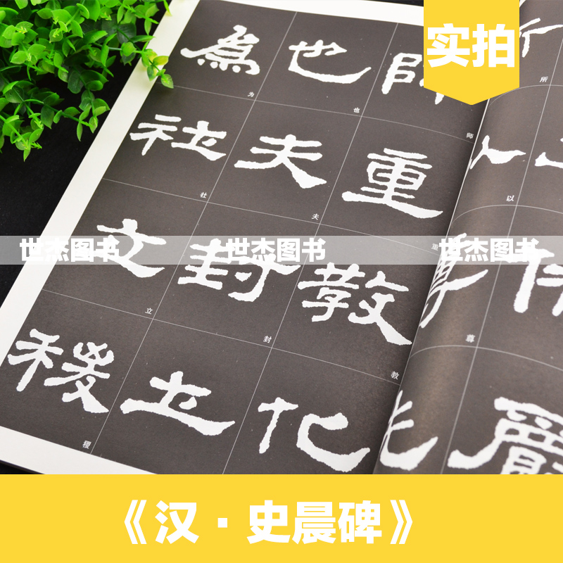 正版包邮历代名家名帖书法经典汉史晨碑李放鸣编隶书字帖楷书旁注拓碑版大字宜临帖学生成人练习写毛笔字教程碑帖临摹教材书-图2