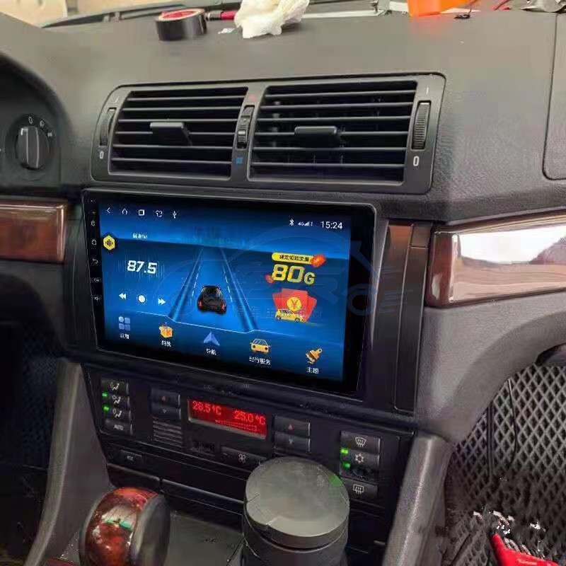 98-05适用宝马5系E38 E39 E53 X5导航一体机倒车影像蓝牙carplay-图0