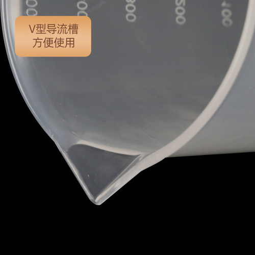 塑料烧杯250ml 带刻度塑料烧杯 无手柄塑料量杯 PP烧杯 无柄烧杯 - 图1