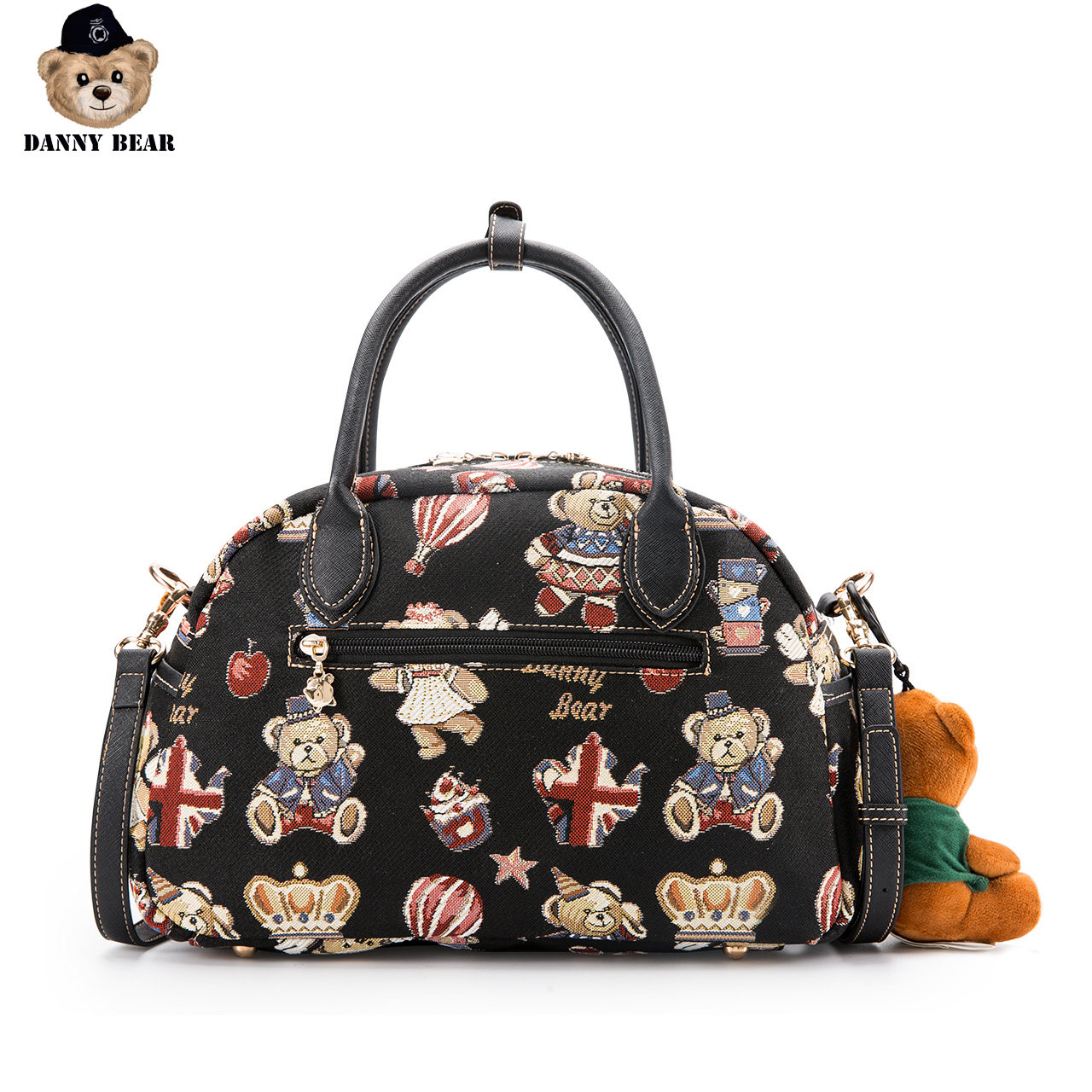 丹尼熊手提女式新款休闲斜挎包 丹尼熊箱包女士包袋