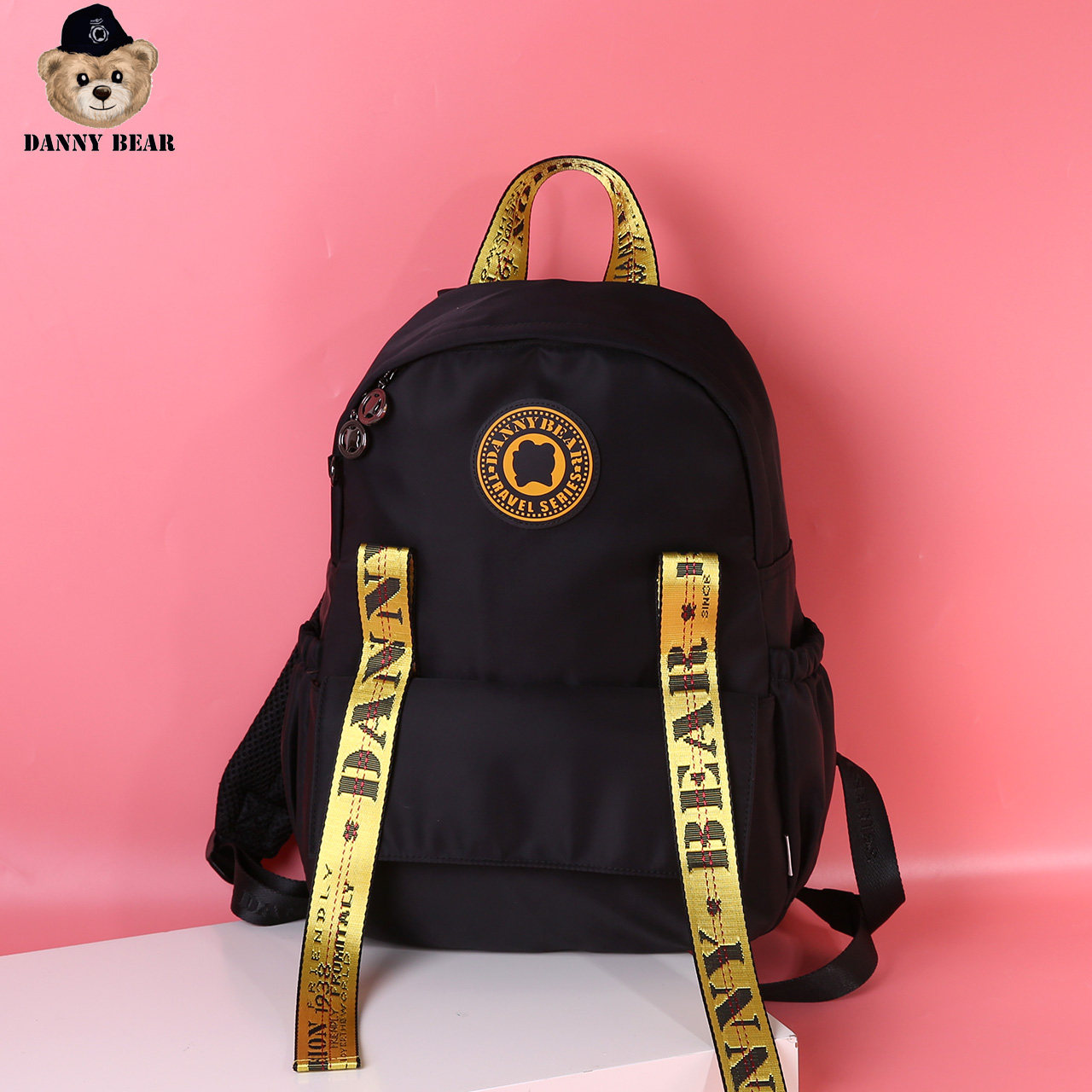 Danny Bear Backpack Women's Canvas Outdoor Sports Travel Backpack Fashion Large Capacity Casual School Bag New Bag