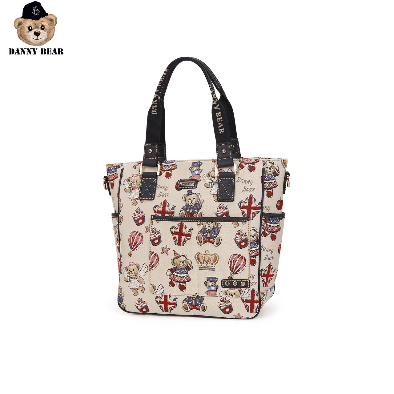 丹尼熊单肩大容量新品时尚购物包袋 丹尼熊箱包女士包袋