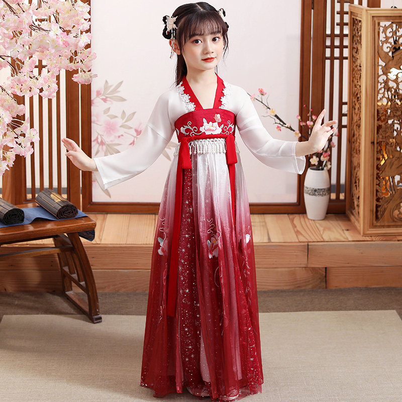 汉服女秋装仙气中国风学生连衣裙 缘你梦汉服