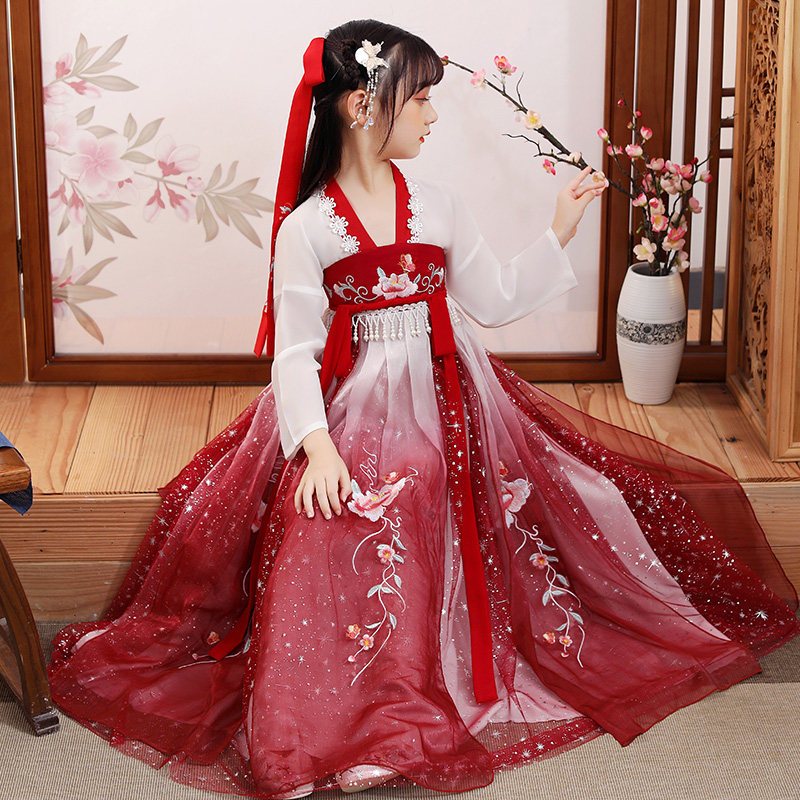 汉服女秋装仙气中国风学生连衣裙 缘你梦汉服