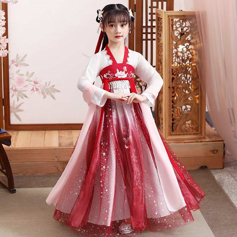 汉服女秋装仙气中国风学生连衣裙 缘你梦汉服