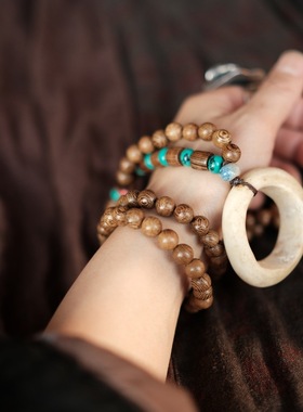 毛衣链天然异形菩提木