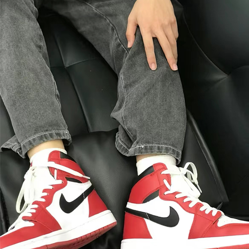 Air Jordan 1 AJ1芝加哥黑红经典2022年版男女高帮球鞋DZ5485-612 - 图2