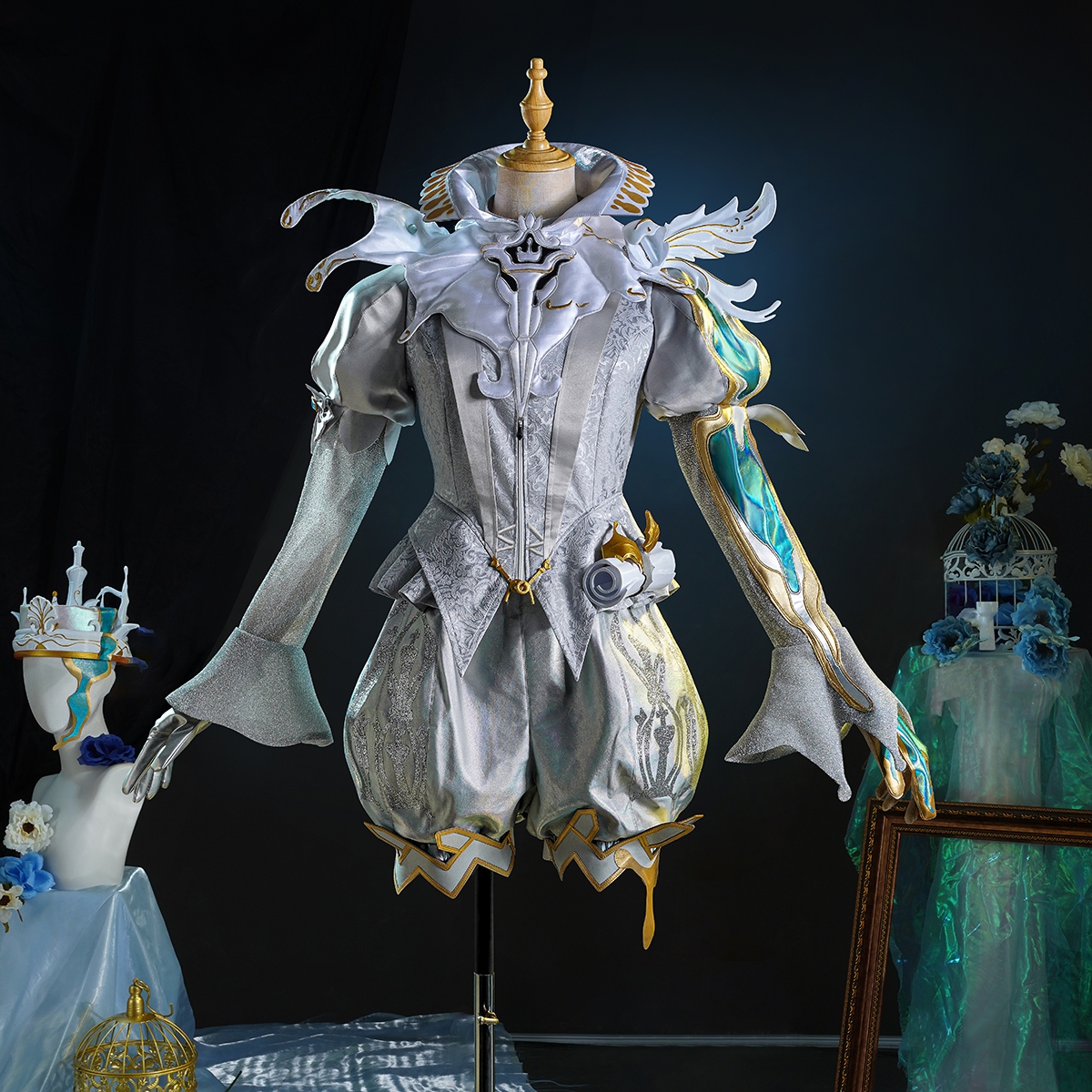 猫漫MOMENT第五人格cos木偶金KING-H1木偶师Cosplay动漫时装礼服 - 图0