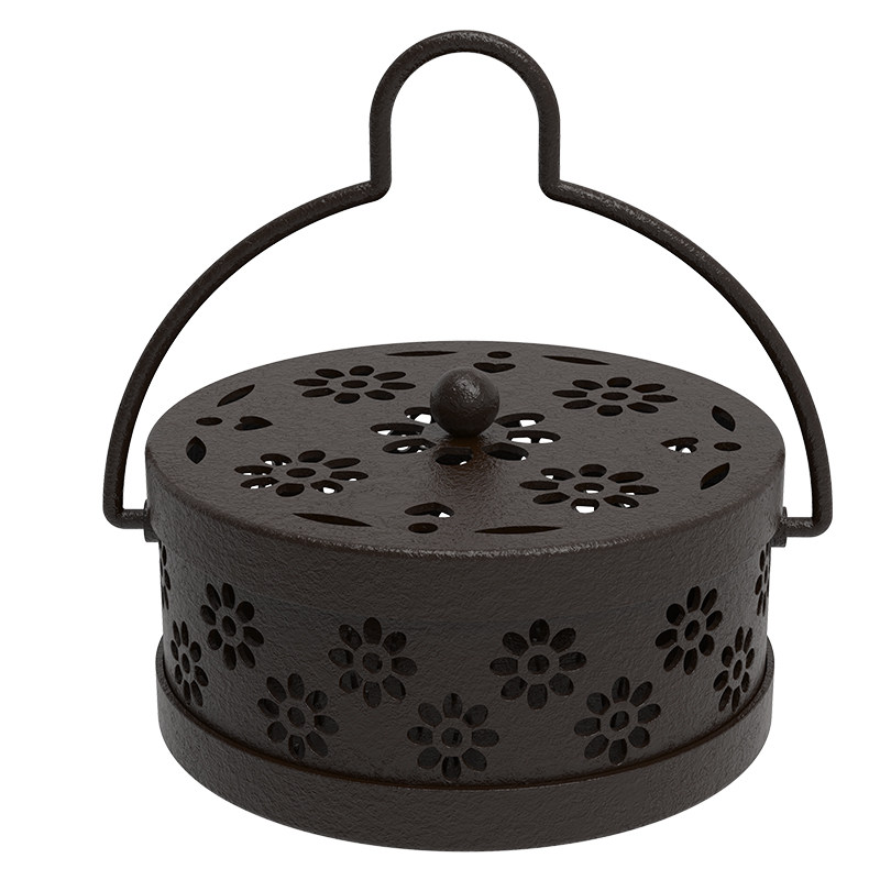 蚊香盒带盖安全防烫户外蚊香盘室内檀香接灰盘铁艺艾草香薰炉家用,淘宝优惠券,粉丝福利购,淘宝优惠卷