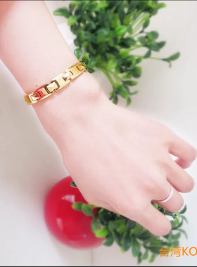 台湾金字塔钨钢韩版防辐射手链