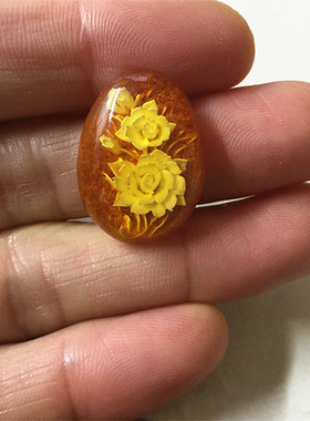 天然蜜蜡配件 福袋貔貅平安扣吊坠玫瑰花配件 DIY手串项链手机链