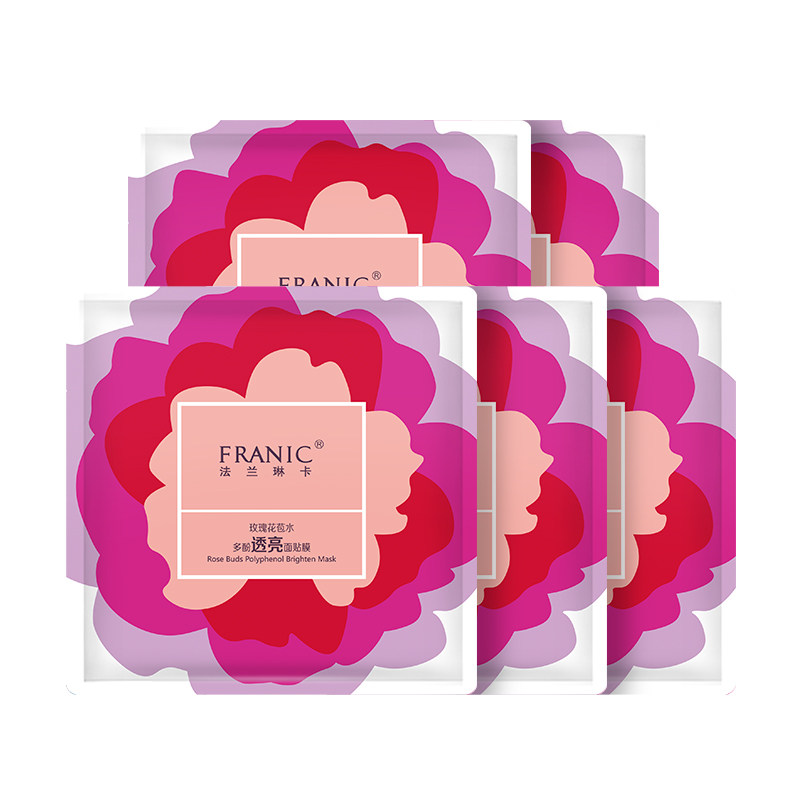 法兰琳卡玫瑰花苞水多酚透亮女面膜 法兰琳卡贴片面膜
