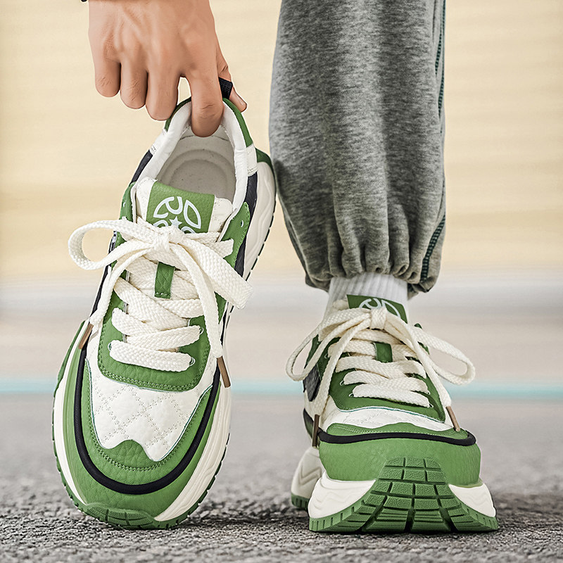 男鞋冬季潮流百搭休闲青少年阿甘跑步防滑运动厚底内增高老爹潮鞋,淘宝优惠券,粉丝福利购,淘宝优惠卷