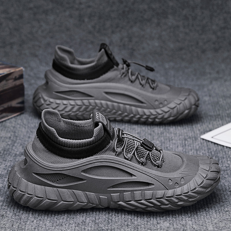 男鞋秋季透气飞织网鞋工地干活劳保鞋男士户外登山运动绿色解放鞋,淘宝优惠券,粉丝福利购,淘宝优惠卷