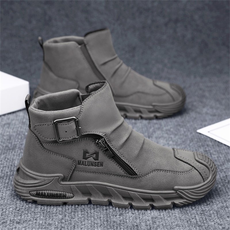 马丁靴男款冬季高帮美式复古机车短靴中帮户外登山防水防滑工装靴,淘宝优惠券,粉丝福利购,淘宝优惠卷