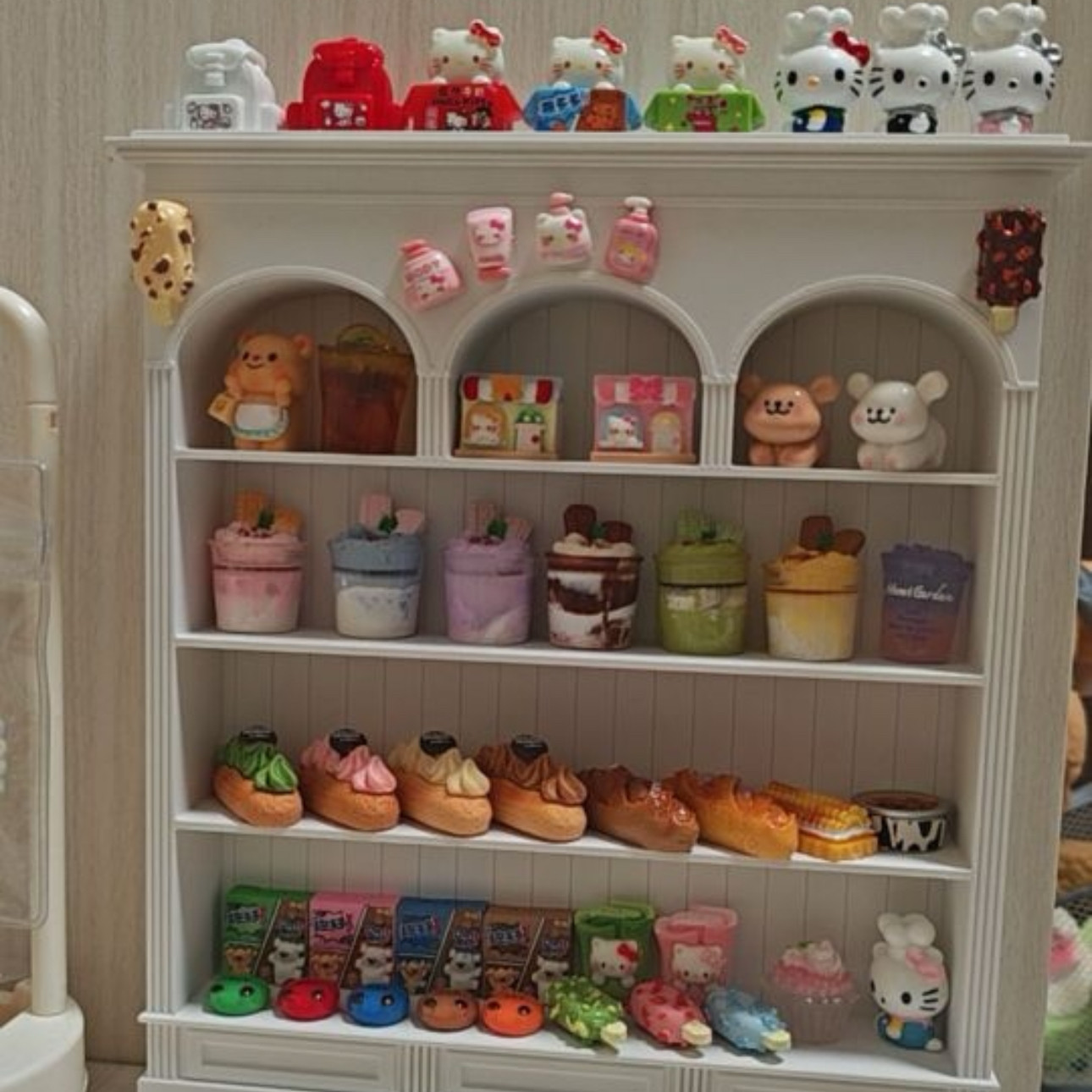 拱门小尺寸收纳柜食玩收纳柜置物架娃屋微缩萌粒展示架,淘宝优惠券,粉丝福利购,淘宝优惠卷