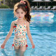 ຊຸດລອຍນ້ຳເດັກຍິງ 2026 Summer New Girls Polka Dot Sunscreen Cardigan Coverup Swimming Shorts Three-piece Swimsuit