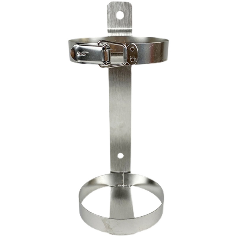 灭火器放置架车载固定架挂架支架车用架子4公斤304不锈钢托架挂钩 - 图3