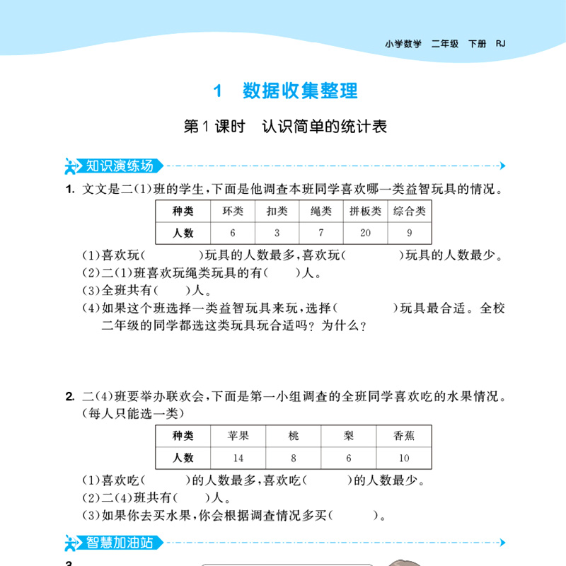 53天天练小学数学二年级下册练习 热品库 性价比省钱购