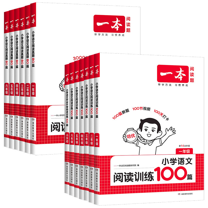 2024新版一本小学语文阅读训练100篇一二年级三四年级五六年级小升初人教版 小学生123456年级课外强化阅读理解专项训练书练习题册