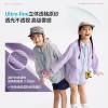Gulu Diary children's light and breathable small grid sun protection clothing for boys and girls contrasting original yarn outdoor sports skin clothing