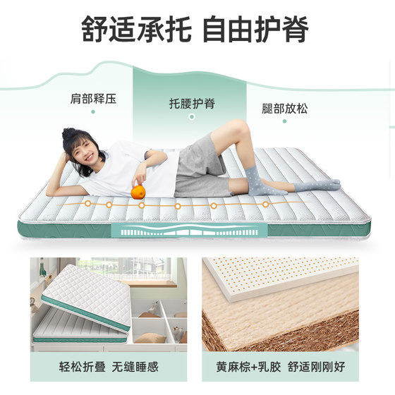 SW tatami coconut palm latex cushion can be customized and folded