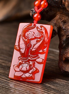 男女款挂件双鲤如意项链饰品礼物