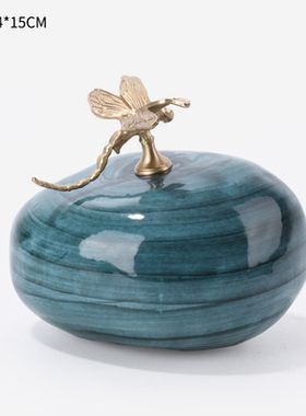 新中式风几何大堂餐厅软装饰品