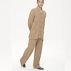 慈缘原创中国风男女装套装和尚服纯棉中式禅修僧服春夏季汉服唐装