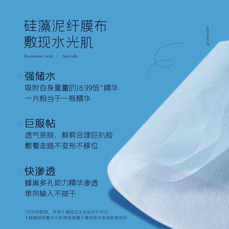 半价！2.7元/片 颐莲玻尿酸分体面膜
