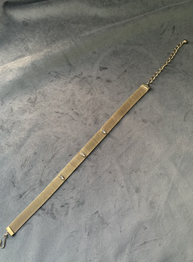 金属编织choker西洋古董