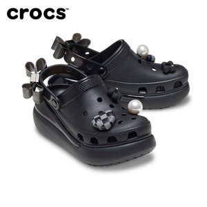 Crocs卡骆驰经典炫魅泡芙厚底洞洞鞋沙滩鞋凉鞋拖鞋女鞋|213633
