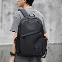 Large Capacity Trendy Double Shoulder Bag Men Casual Waterproof Travel Bag Computer Backpack Junior High School High School College Student Bag