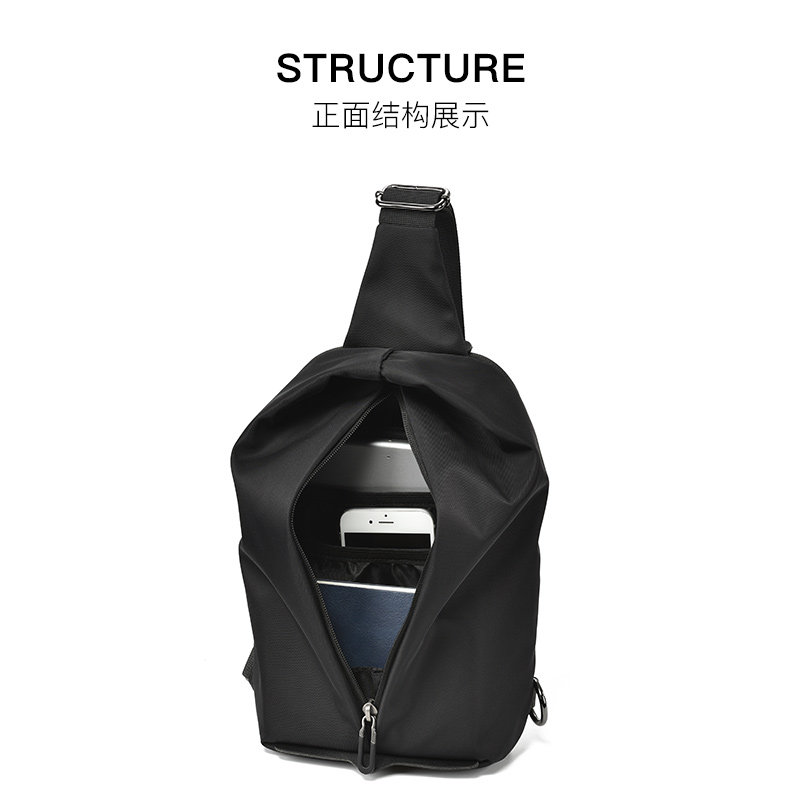 男士休闲胸包2019新款潮牌斜挎包 木村耀司男士包袋