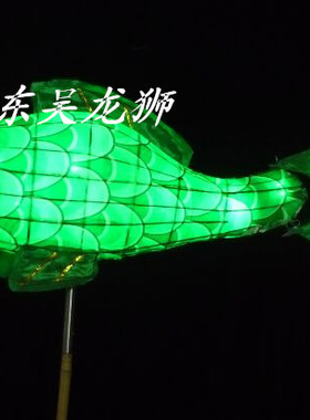 鲤鱼夜光舞狮道具元宵花灯龙灯鱼