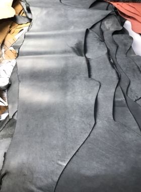 尾货 练手皮！意大利anna rita楠条肚边皮1.4mm 擦蜡磨砂皮8-10尺