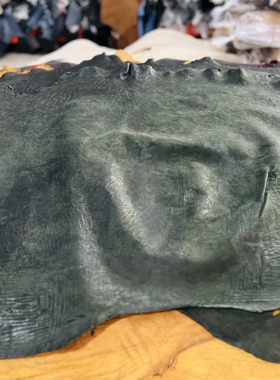 笃家首伐！颜色齐！水洗马皮马后身马臀皮 复古植鞣马皮缩纹马皮