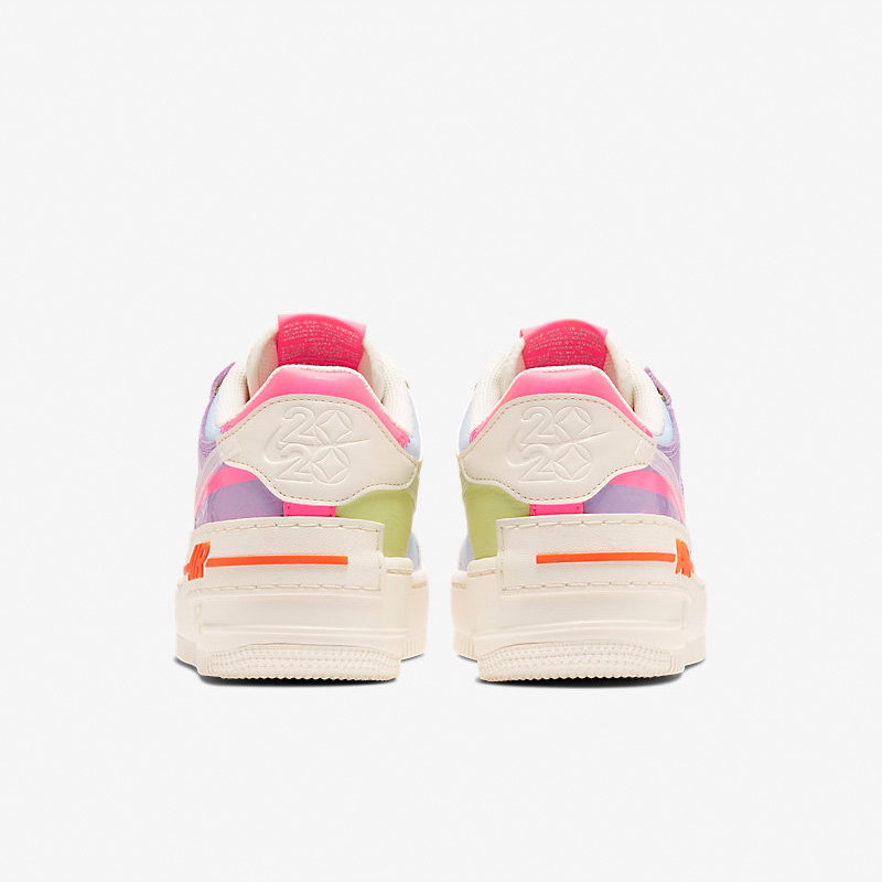 Nike/耐克正品Air Force 1女子运动拼接时尚板鞋CU3012-164 - 图2