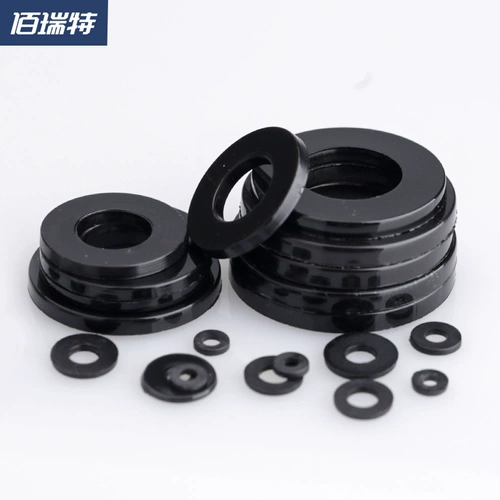 Нейлоновая прокладка Пластиковая плоская накладная резиновая изоляционная винты Круглый высокотемпературный устойчивый