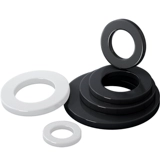 Нейлоновая прокладка Пластиковая плоская накладная резиновая изоляционная винты Круглый высокотемпературный устойчивый