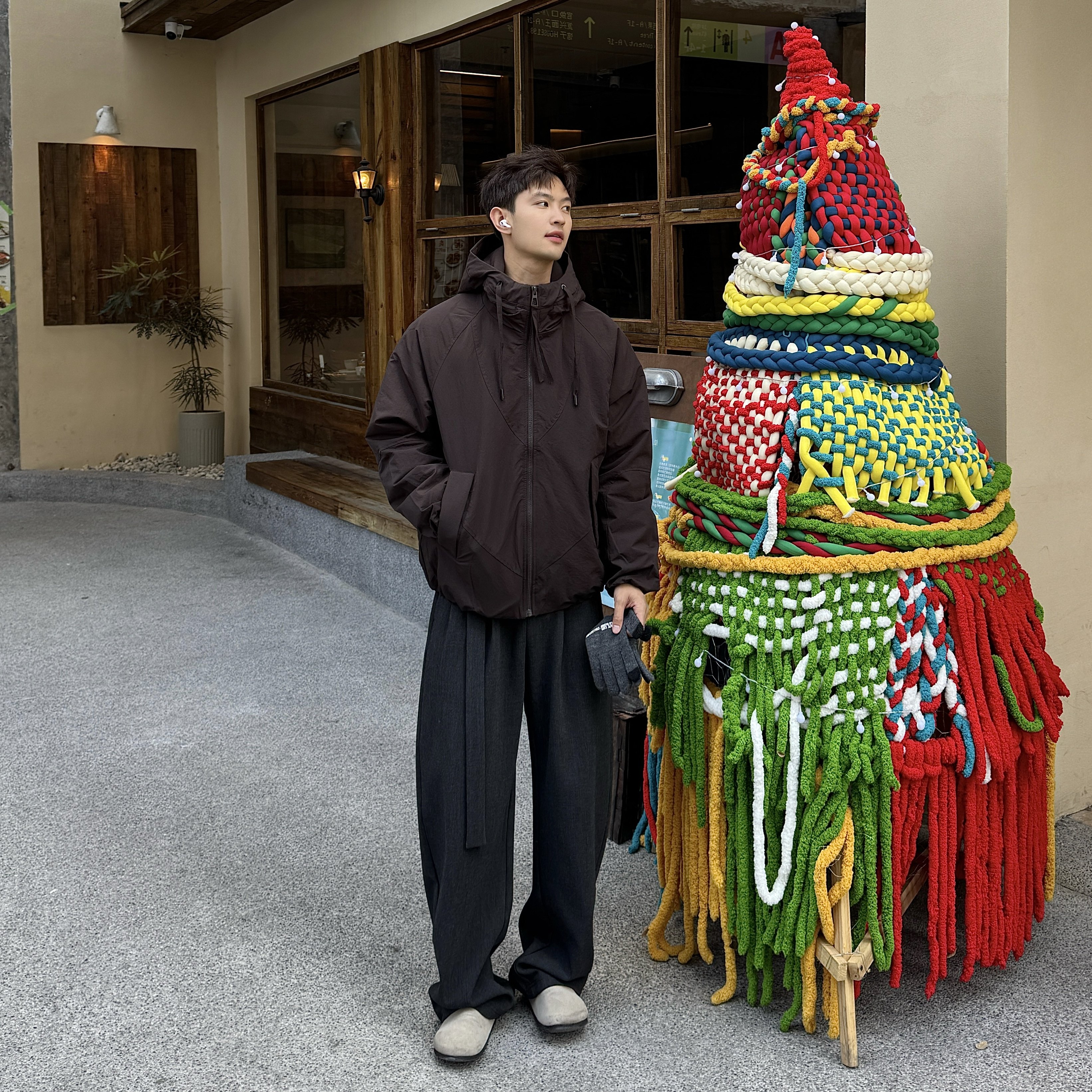 飞型记工装风连帽棉衣男冬季新款宽松休闲百搭加厚保暖外套棉服,淘宝优惠券,粉丝福利购,淘宝优惠卷