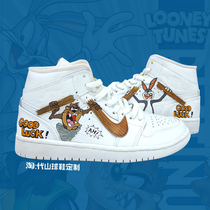 diy hand painted small white shoes Colour broken hook rabbit Barlow bunch of sea Thieves Gothic cartoon cartoon personality customised service