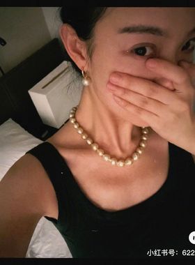 经典人手入！饰品公司出品施华洛世珍珠真多麻双色多尺寸项链