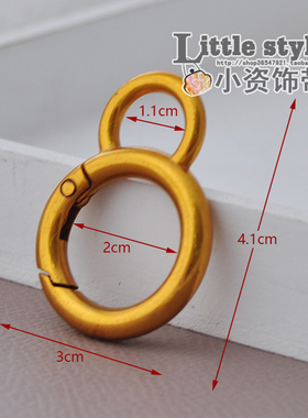 金色复古弹簧圈vintage链接环
