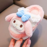 Детские тапочки, демисезонная детская милая обувь для принцессы, мягкая подошва