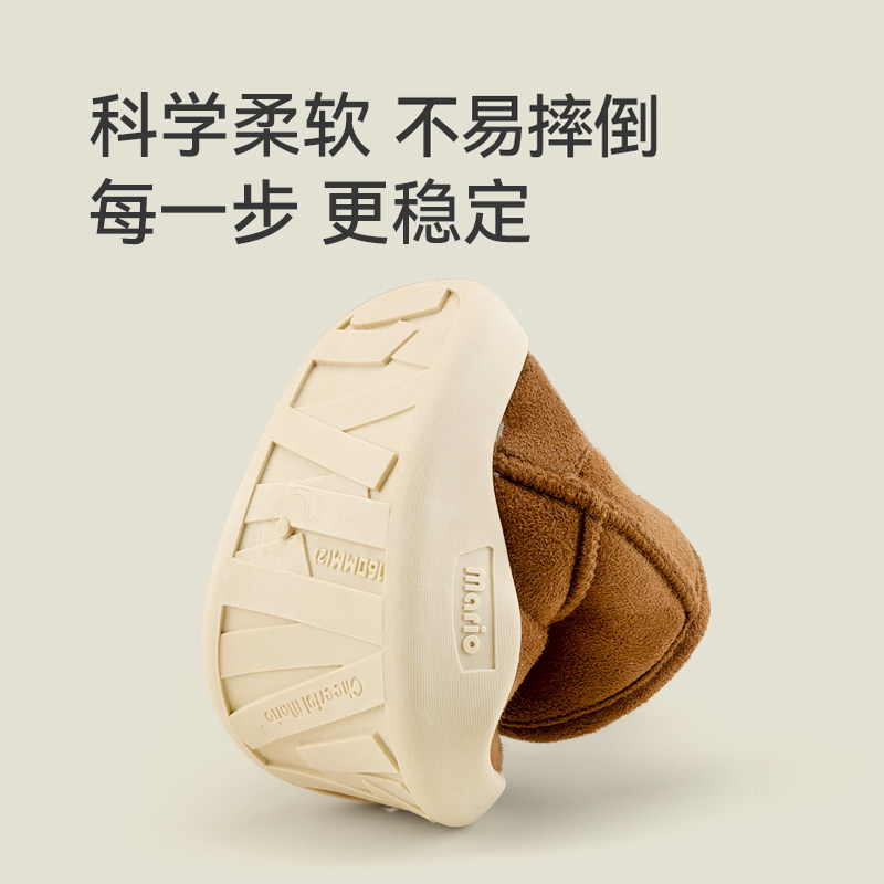 儿童雪地靴男童2025新款冬季加绒加厚棉鞋女童雪地棉宝宝保暖靴子,淘宝优惠券,粉丝福利购,淘宝优惠卷