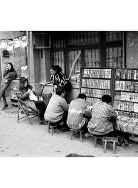 老书架报刊架老办公用品小人书旧