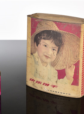 老饼干桶怀旧老物装饰复古拍摄