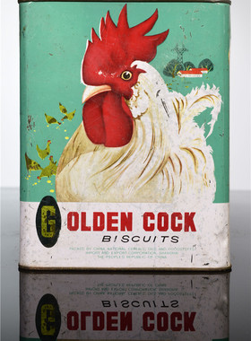 饼干桶铁盒装饰餐厅老物件怀旧